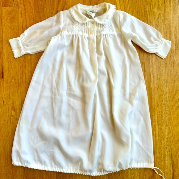 Dior Other - Baby Dior Vintage Simple Unisex Christening Bubble EUC white
